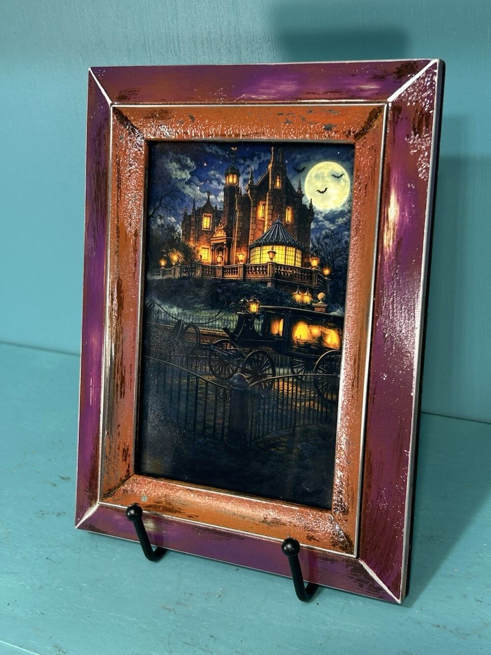Haunted Mansion 4x6 Print Custom Patina Frame Timber & Tarnish 2026